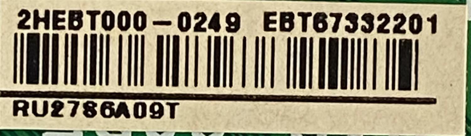 MAIN PARA SMART TV LG 4K RESOLUCION (3840 X 2160) / NUMERO DE PARTE EBT67332201 / EAX69763501 / 67332201 / 2HEBT000-0249 / RU2786A09T / DISPLAY LC860DQR (SP)(A1) / MODELO 86QNED80UQA - Imagen 2